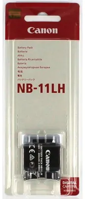 Produktbild von Akku für Canon IXUS 190 Li-Ion 3,6 Volt 800 mAh schwarz.