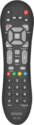 Immagine prodotto di Savio RC-20 telecomando IR senza fili DTV, TV Tasti a pressione
