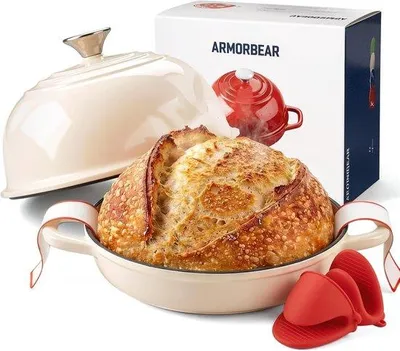 Productafbeelding van Armorbear 5QT geëmailleerde gietijzeren zuurdesem broodoven voor