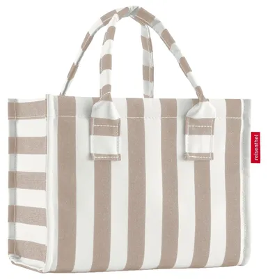 Produktbild von Reisenthel daily shopper XS, Beige, Weiß, Polyester, Stoffbeutel, Muster, 4 l, 210 mm