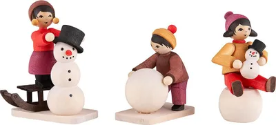 Immagine prodotto di Costruttore di pupazzi di neve per bambini da 3 pezzi (7 cm) di ULMIK