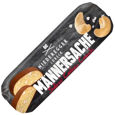 Produktbild von Niederegger Männersache Marzipan Brot Salted Cashew Crunch 125g