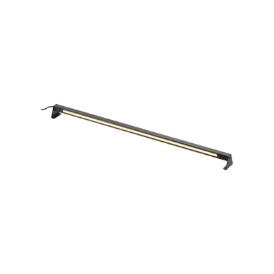 Produktbild von LED Stehleuchte außen Aluminium IP65 5,9 cm hoch Schwarz länglich 3000 K warmweiß 1000 lm Modern Außenlampe