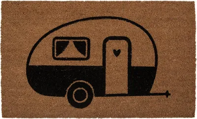 Productafbeelding van Clayre & Eef deurmat, 75x45x1 cm, bruin, van kokosvezel