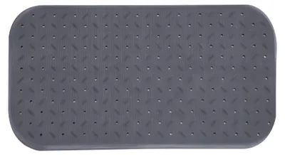 Produktbild von MSV Dusch-/Badeschutzmatte Bad - Gummi - grau - 36 x 76 cm