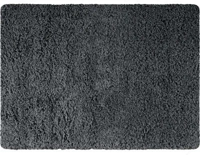 Image de Tapis de bain MSV Tapis de douche Tapis de douche Microfibre À poils longs Doux 50 x 70 cm – Anthracite