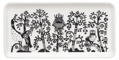 Immagine prodotto di ittala Taika piatto rettangolare 12x24 cm nero 1070932