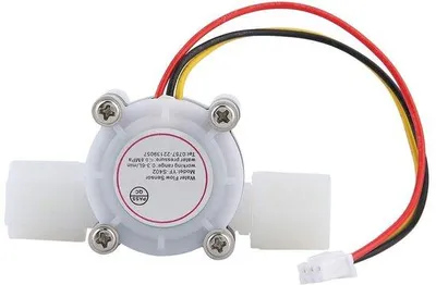 Productafbeelding van Debietmeter - 0,15-3 liter/minuut - Sensor - Regelaar - Schakelaar - Hallsensor