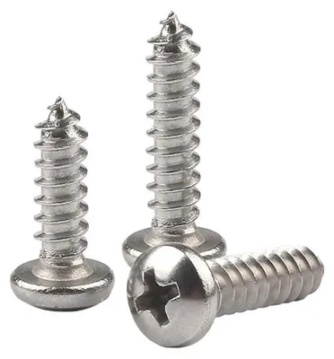 Produktbild von Holzschrauben, 6 x 8 mm, 100 Stück, Rundkopf, Edelstahl
