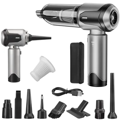 Produktbild von Handstaubsauger, 26000 Pa starker, kabelloser Mini-Staubsauger, leichtes, wiederaufladbares Staubsaugergerät