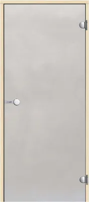 Produktbild von Saunatür Harvia Frame – Pinie / Satin Glas / 70 x 190