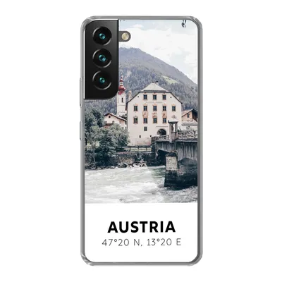 Produktbild von MuchoWow® Handyhülle Schutzhülle Hülle für Samsung Galaxy S22 Österreich - Wasser - Alpen Silikon Softcase Handy Hülle - Mobiltelefonhülle