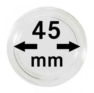 Produktbild von Lindner 2250045P Münzkapseln 45 mm-10er Pack