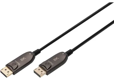 Obrázok produktu pre Digitus AK-340107-100-S, 10 m, DisplayPort, DisplayPort, Samec, Samec, 7680 x 4320 px