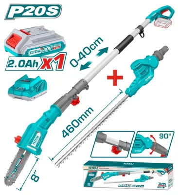 Obrázek produktu pro Akumulátorová pila + keřová nůžka TOTAL 20V