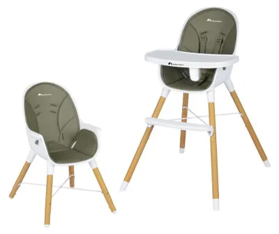 Produktbild von Bebeconfort Avista 2-in-1 Hochstuhl, Hochstuhl ab 6 Monaten, umwandelbarer Hochstuhl, ab 6 Monaten bis ca. 6 Jahre, bis 30 kg, Mineral Green