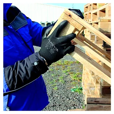 Produktbild von 60 Paar Nylon Strickhandschuhe Größe 8 für den Garten