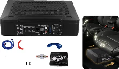 Obrázek produktu pro Audio reproduktor, maximální výkon 1000 W, efektivní výkon 200 W, frekvenční odezva 20 Hz-200 Hz, citlivost 90 dB, napětí 12V