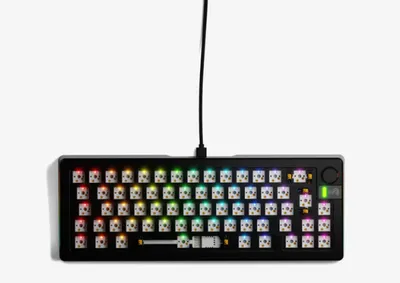 Zdjęcie produktu dla Glorious Gaming GMMK 3 PRO Barebones, 65%, Przewodowa, USB, RGB LED, Czarny