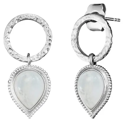 Produktbild von Engelsrufer Damen Ohrring Ohrstecker Mondstein in Tropfenform Pure Moon Silber a