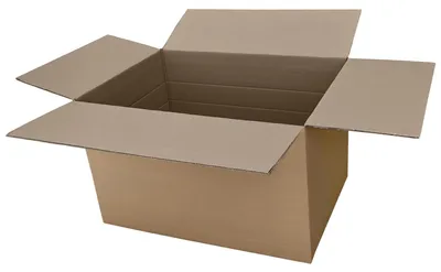 Produktbild von 12x Faltkarton 800x550x(300)-550mm mit variabler Höhe 2-wellig braun