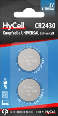 Produktbild von HyCell Lithium Knopfzellen CR2430