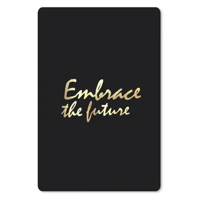 Produktbild von MuchoWow® Mauspad Mousepad Zitate - Motivation - Schwarz - Gold 40x60 cm - Mousepads - Maus Mat - Pad - Mausunterlage - Schreibtisch Accesoire