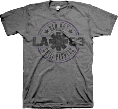 Produktbild von Red Hot Chili Peppers LA 83 Heather Grey L T-Shirt
