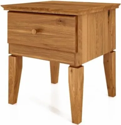 Produktbild von Nachttisch Sydo Wildeiche massiv 46x45x50 mit 1 Schublade