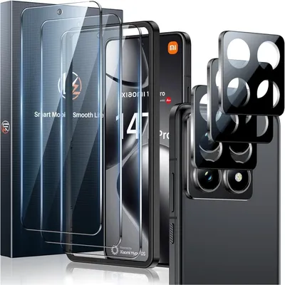 Produktbild von Schutzfolie für Xiaomi 14T Pro Panzerglas 3+3 Kameraschutz Transparent