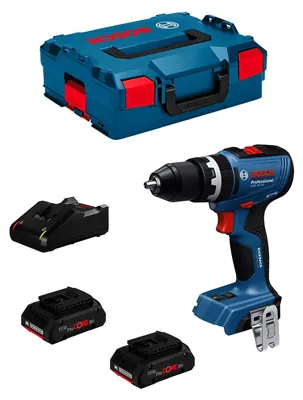 Imagen del producto de Taladro Percutor BOSCH GSB 18V-65 (2 x 4,0 Ah ProCORE + GAL 18V-40 + L-Boxx 136)