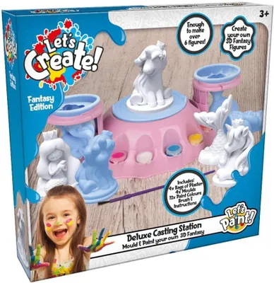 Image de Station de moulage pour plâtre 4 en 1, pour enfants à partir de 5 ans