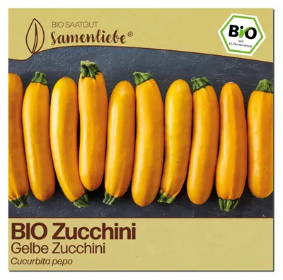 Produktbild von Samenliebe  Zucchini Samen | Gelbe Zucchini - samenfestes  Saatgut