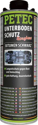 Produktbild von Petec Unterbodenschutz Bitumen Saugdose schwarz nicht überlackierbar 1L 73110
