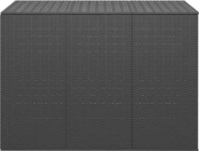 Obrázek produktu pro vidaXL Zahradní box na polštáře PE ratan 145x100x103 cm černý