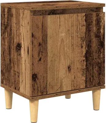Productafbeelding van Nachtkastje Oudhout 40 x 30 x 50 cm Bewerkt hout