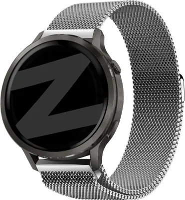 Produktbild von Bandz Milanese Laufband (18mm) - Geeignet für Garmin Vivoactive 4s / Vivomove 3s / Venu 2s / Venu 3s / Forerunner 255s / Forerunner 265s / Venu 4 - 41mm - Silber