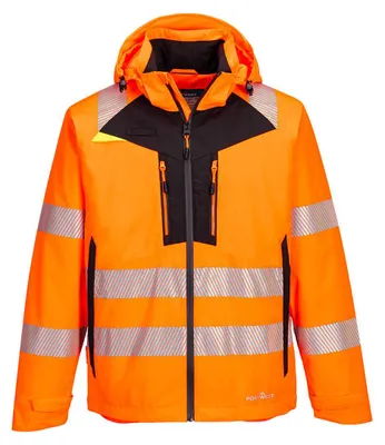 Produktbild von Dx4 Hochsichtbare Regenjacke - Größe 6XL - Orange - Portwest