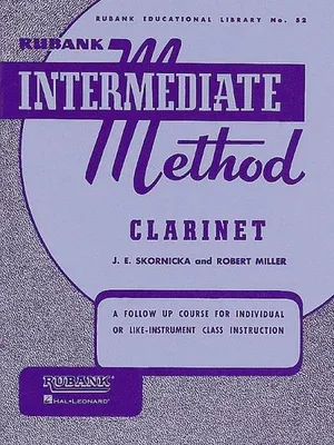 Image de Rubank Intermediate Method - Clarinet (Rubank Educational Library 52) - Clarinet Music Book for Te