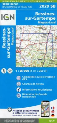 Zdjęcie produktu dla Bessines Gartempe, skala 1:25 000