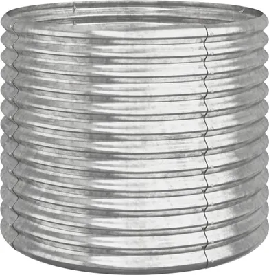 Produktbild von vidaXL Pflanzkübel Verzinkter Stahl 80x80x68 cm Silber