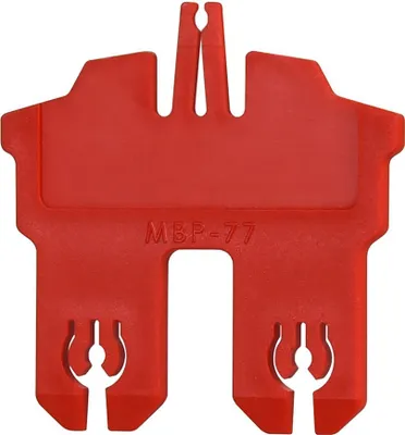 Image de Brakco Entretoise Pour Plaquettes De Freins à Disque Rouge Rouge One Size