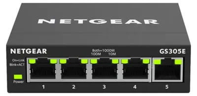Obrázok produktu pre NETGEAR GS305E Spravovaný gigabitový Ethernet (10/100/1000) čierny