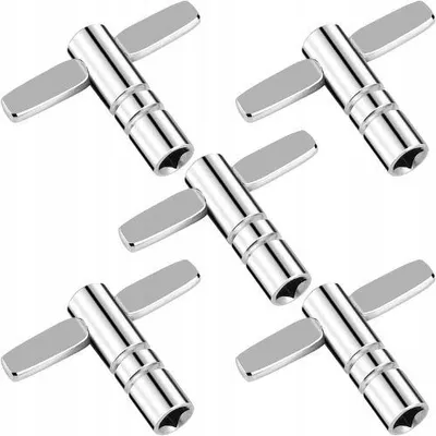 Produktbild von Kazoo Polska 5x Schlagzeug Stimmschlüssel Chrom Set