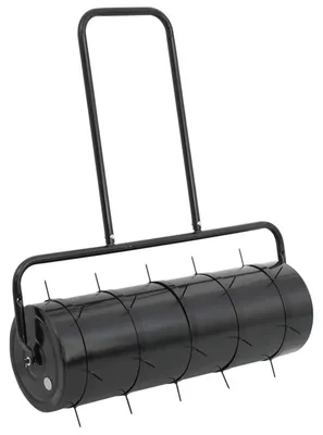 Immagine prodotto di vidaXL Rullo per prato con aeratore, diametro 30 x 90 cm, in acciaio