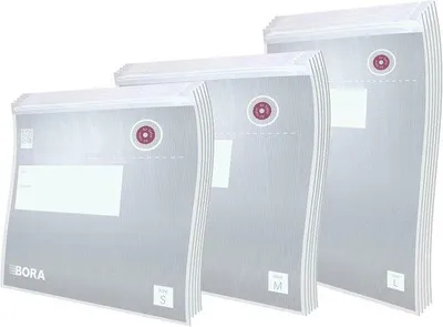Productafbeelding van Vacuümzakken Set van 15 - Herbruikbare Voedselopslag voor Sous-Vide