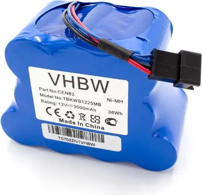 Produktbild von vhbw Akku Ersatz für Ecovacs CEN82 für Staubsauger Blau (3000 mAh, 12 V, NiMH)