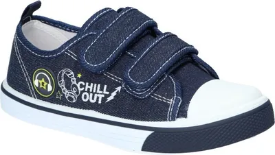 Produktbild von AMERICAN CLUB TEN162 Kinder-Sneaker mit Klettverschluss, Kinderschuhe, Ledereinsatz Marineblau 33