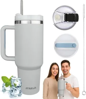 Obrázek produktu pro Kubek o pojemności 1,2 litra ze słomką