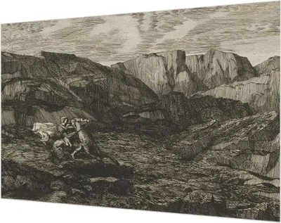 Produktbild von Wandtapete - Dekorative Tapete für Wohnzimmer- Tapetenfolie für Wanddekoration - 104x70 cm - Bergreise